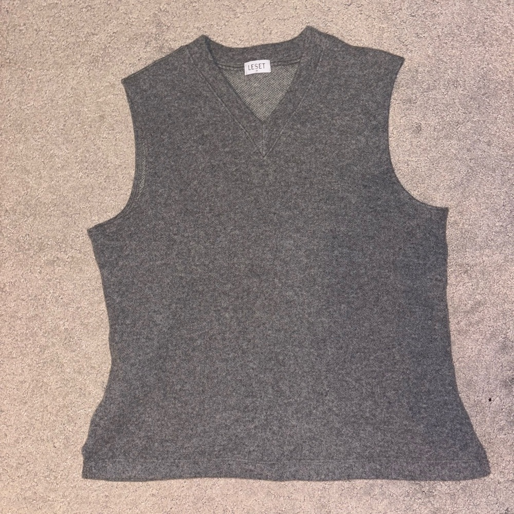 Grey Sweater Vest - New